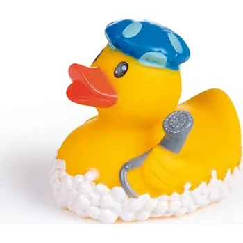 Hračka pro nejmenší CANPOL BABIES pískací kachnička do vody Zpěvák