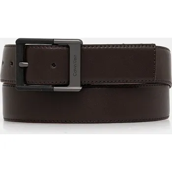 Opasek Kožený pásek Calvin Klein LV04D7012G hnědá 89X, vel. 85