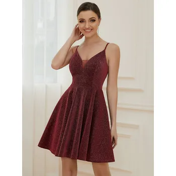 Dámské šaty Ever Pretty šaty do tanečních mini bordo 3124 *Velikost: S / 36 / 04 / 08