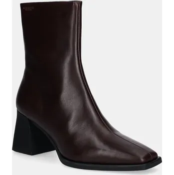 Dámské kozačky Kožené kotníkové boty Vagabond Shoemakers HEDDA 5002.001.44 burgundské 83X, EUR 40