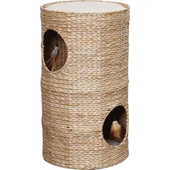 Ø40x70cm Karlie škrabací válec Caverna z vodního hyacintu