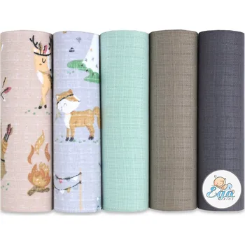 Plena Ega Kids TETRA pleny (5ks) - šedé