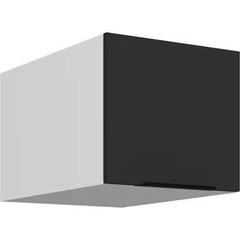 Kuchyňská skříňka 40 NAGU-36 1F, Horní kuchyňská skříňka o hloubce 57 cm, Aria černá&nbsp;/bílá