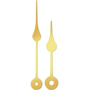 Kovové hodinové ručičky 001352 (73 mm, 54 mm) - zlaté - E34.5066.001352