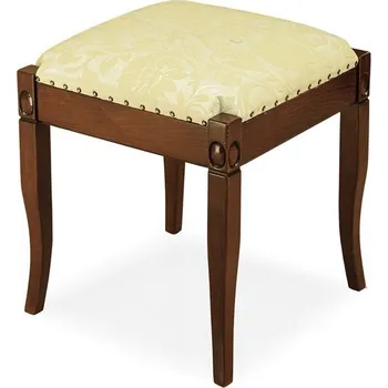 Taburet IBA Luxusní taburet Mery (malý) Odstín dřeva: Ořech