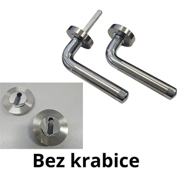 Dveřní kování Dveřní kování rozeta Agátha nerez klika/klika/klíč