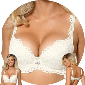 Podprsenka Bílá push-up podprsenka Róża, velikost 85D