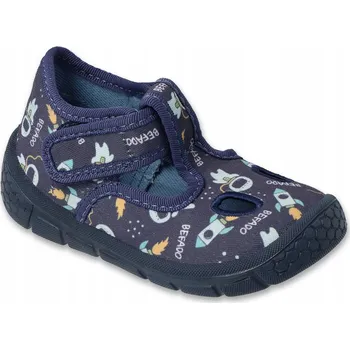 Chlapecké bačkory Dětské pantofle Befado papuče modré, velikost 21