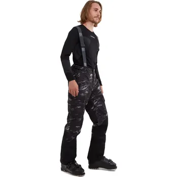 Pánské kalhoty Pánské lyžařské kalhoty FUNDANGO-Sierra Pants-893-black camouflage Černá XL
