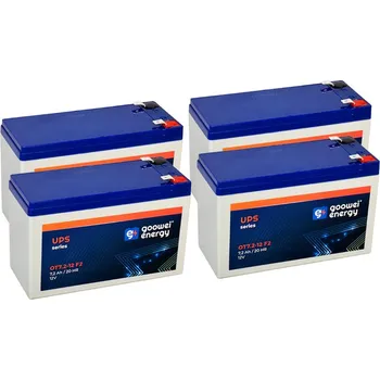 Záložní baterie Baterie pro UPS (4x Goowei Energy OT7.2-12 F2)