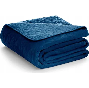 Přehoz na lůžko Přehoz na postel Restilo polyester 240 cm x 220 cm modrý