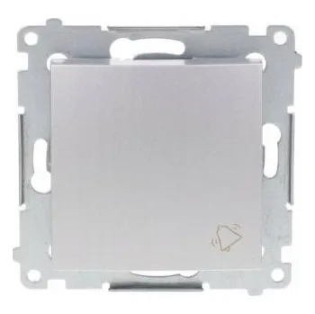 vypínač Vypínač jednoduchý Klasik, Podomítkový Kontakt-simon stříbrný DD1.01/43