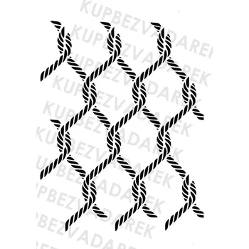 Šablona plastová pro kreativní tvoření - A4 - J68