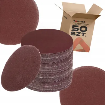 Příslušenství k brusce Brusný kotouč na suchý zip, brusný papír zrnitost 80 125 mm 50 ks. TA4010