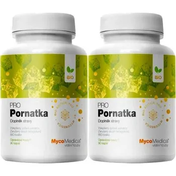 MycoMedica Pornatka PRO 2x 90 kapslí (Garantovaný obsah beta 1,3/1,6 glukanů min. 30 %)