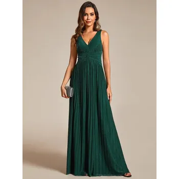 Dámské šaty Ever Pretty luxusní tmavě zelené šaty 2133 *Velikost: 9XL / 58 / 26 / 30
