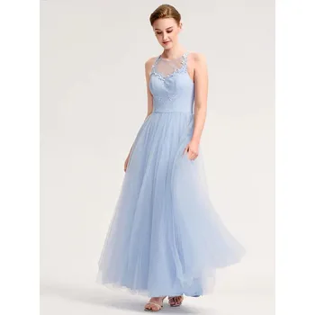 Dámské šaty Ever Pretty dlouhé šaty světle modré 0179 *Velikost: M / 38 / 06 / 10