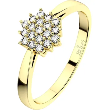 Šperk Krasomila Princess Gold - zásnubní prsten ze žlutého zlata