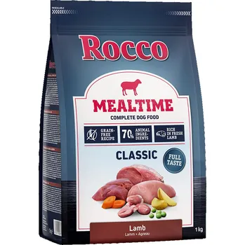 Krmivo pro psa 1kg Rocco Mealtime - jehněčí