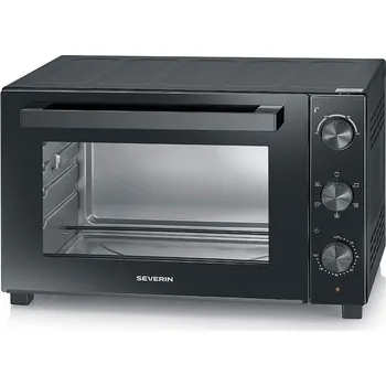 Vestavná trouba Pečící trouba Severin, TO 2076, mini, 30 l, otočný rožeň, nastavitelná teplota, časovač, 1600 W
