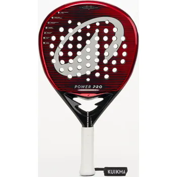 Tenis KUIKMA Raketa na padel Power Pro Maxi Sanchez limitovaná edice RŮŽOVÁ|ČERVENÁ