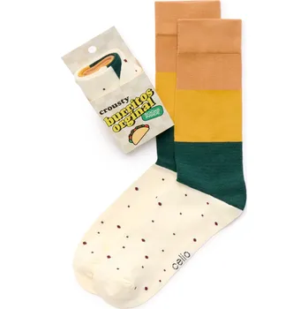 Pánské oblečení Celio pánské barevné ponožky Celio hnědá | zelená | krémová | žlutá | vícebarevná 3505140