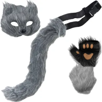 Ruhhy 26247 dámský kostým lišky šedý