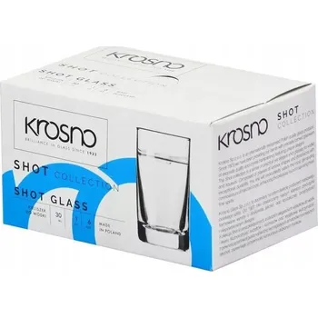 Sklenice Sklenice na vodku Krosno SHOT čiré 30ml 6 ks