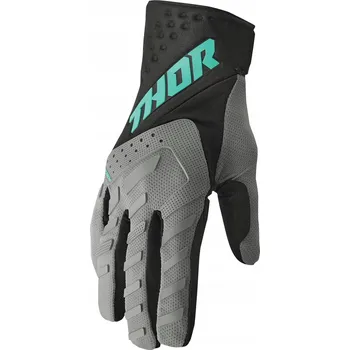 Moto rukavice MOTOKROSOVÉ RUKAVICE THOR SPECTRUM ŠEDO-ČERNÉ XS