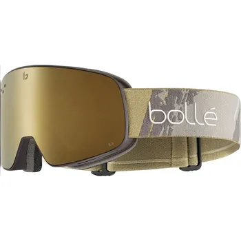 Lyžařské brýle BOLLE-NEVADA Rock Camo Matte - Gold cat 3 Hnědá UNI