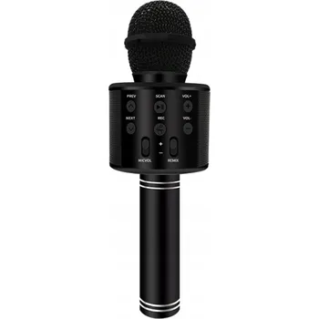 Mikrofon BEZDRÁTOVÝ BLUETOOTH MIKROFON PRO ZPĚV KARAOKE S REPRODUKTOREM A USB