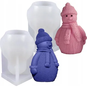 Forma na odlévání Silikonová forma na odlévání univerzální sněhulák SNĚHULÁK