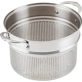 Hrnec Vložka na vaření těstovin PROVISIONS 26 cm, stříbrná, nerezová ocel, Hestan