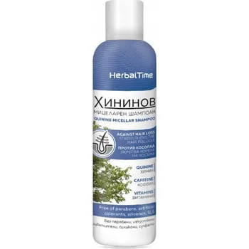 Šampon Rosaimpex Herbal Time Micelární Šampon s chininem a kofeinem 200 ml