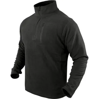 Pánská mikina CONDOR OUTDOOR Mikina CONDOR 1/4 ZIP FLEECE ČERNÁ XXL ČERNÁ - BLACK