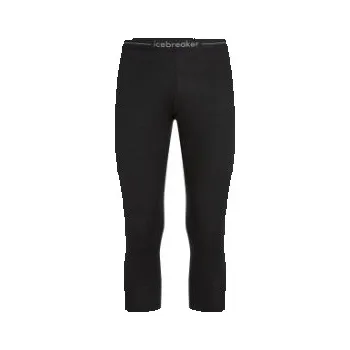 Pánské termo spodky Icebreaker Mens Merino 200 Oasis 3/4 Leggings, Black