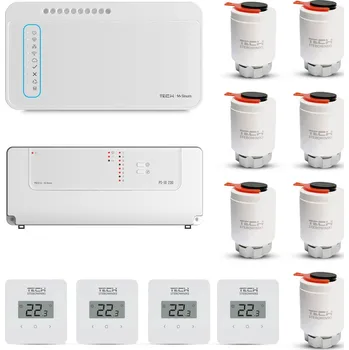Termostat TECH STEROWNIKI TECH CONTROLLERS bezdrátová sada pro ovládání zón podlahového vytápění