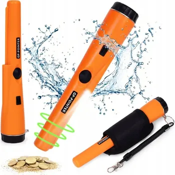 Detektor kovů Ruční vodotěsný detektor kovů Pinpointer s LED svítilnou