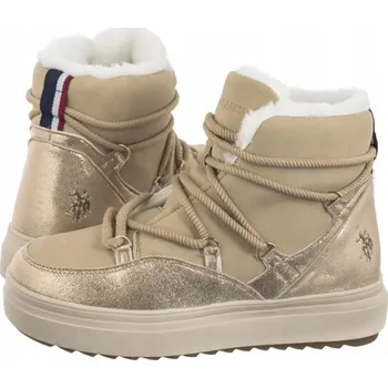 Dámská zimní obuv Dámské zimní boty sněhule US Polo Assn Icy004 ICY004W/DHY1 Béžové