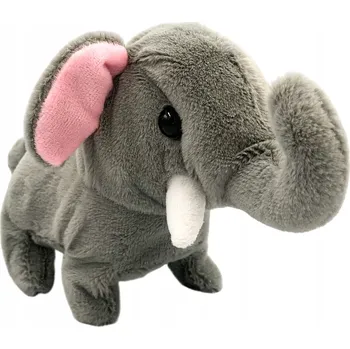 Figurka Slon slůně na baterie, chodící a vydávající zvuky zvířat