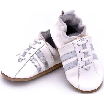 Capáčky Lehké capáčky pro kojenecké ze 100% přírodní jehněčí kůže, velikost 17-18 -