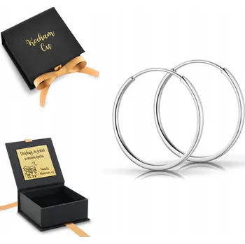 Náušnice NÁUŠNICE KOLKA KOLA MALÉ STŘÍBRNÉ 925 2,5CM 25MM KLASICKÉ GRAVÍROVÁNÍ