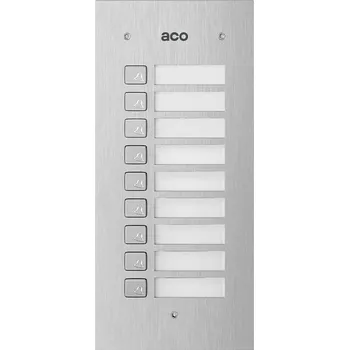 ACO COMO-MOD-9NP Podsvícený panel s 9 tlačítky pro FAMILIO