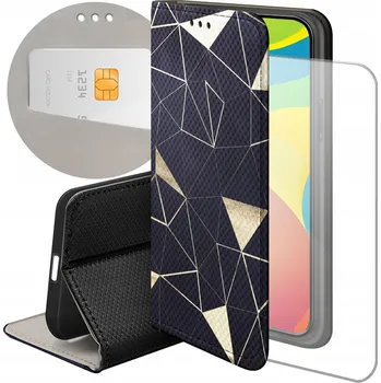 Pouzdro na mobilní telefon Flipové pouzdro Hello Case pro Xiaomi Redmi 7A zlaté