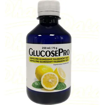 Iontový nápoj GlucosePro nápoj pro gluk.toler.test citron 250ml