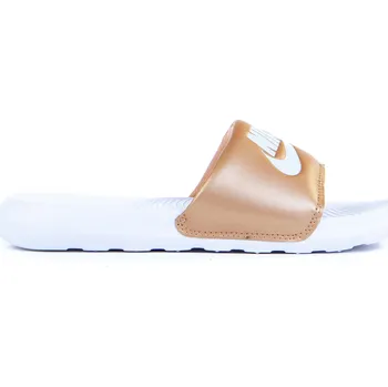 Dámské pantofle Dámské šlapky (plážová obuv) NIKE-Victori One red bronze/white/white Hnědá 40,5