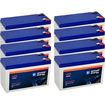 Záložní baterie Baterie pro UPS (8x Goowei Energy OT7.2-12 F2)