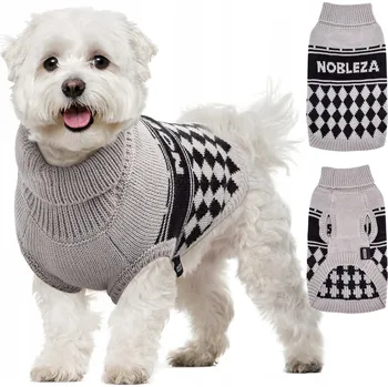 Dámský svetr Obleček pro psa Svetr Teplý L