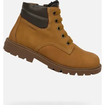 Chlapecká obuv Geox Chlapecké Hnědé chlapecké tenisky Geox Shaylax Boy Hnědá 33 (2984359)