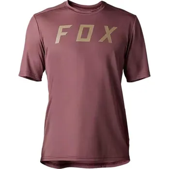 cyklistický dres FOX Ranger SS Jersey Moth dres cordovan red, M
